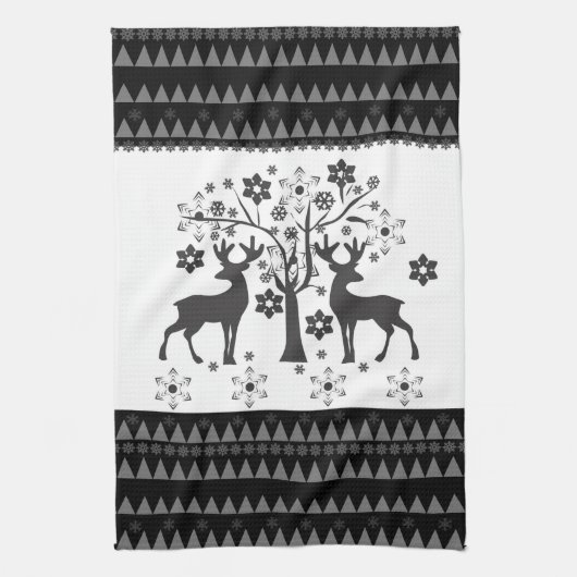 Linge De Cuisine Motifs de Noël (Vertical)