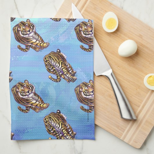 Linge De Cuisine Motifs de tigre (Quart Plié)
