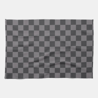 Linge De Cuisine Motifs noirs Damier Vérifié À carreaux