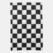 Linge De Cuisine Motifs noirs et blancs de contrôleur (Vertical)