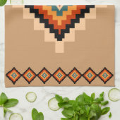 Linge De Cuisine Motifs roumains (Plié)