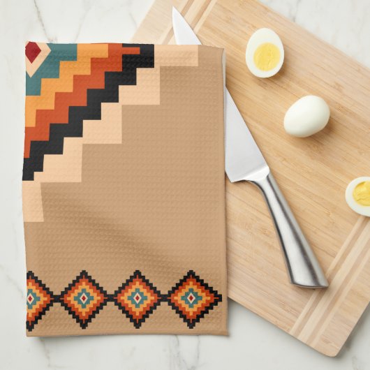 Linge De Cuisine Motifs roumains (Quart Plié)