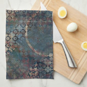 Linge De Cuisine Motifs sales avec le patchwork malpropre des (Quart Plié)