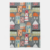 Linge De Cuisine Motifs scandinaves colorés Accueil (Vertical)