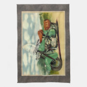 Linge De Cuisine Moto de cru d'aquarelle (Vertical)