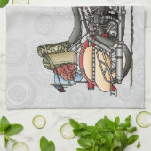 Linge De Cuisine Moto mignonne (Plié)