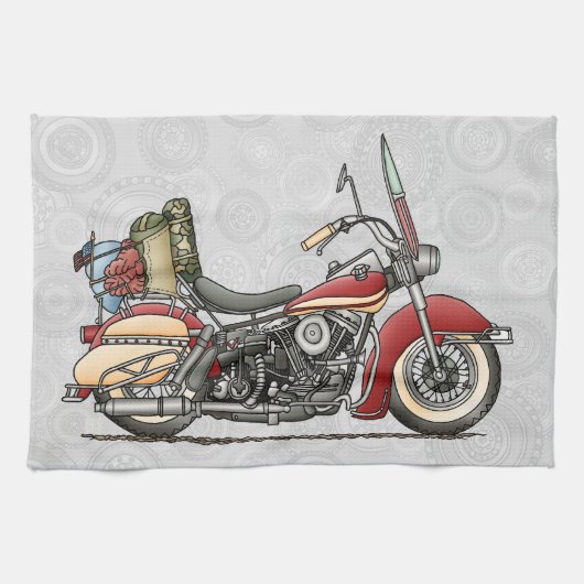Linge De Cuisine Moto mignonne (Horizontal)