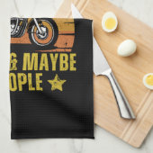 Linge De Cuisine Motocyclette de chien (Quart Plié)