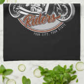 Linge De Cuisine Motocyclette Personnalisée Cavalier Légendaire Mot (Plié)