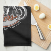 Linge De Cuisine Motocyclette Personnalisée Cavalier Légendaire Mot (Quart Plié)