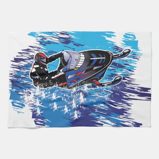 Linge De Cuisine Motoneige cool (Horizontal)