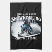 Linge De Cuisine Motoneige drôle motoneige (Vertical)