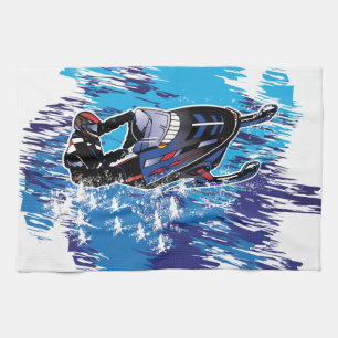 Linge De Cuisine Motoneige graphique