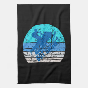 Linge De Cuisine Motoneige vintage