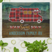 Linge De Cuisine Motorhome RV Camper Travel Van Rustic Personalized (Plié)