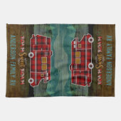 Linge De Cuisine Motorhome RV Camper Travel Van Rustic Personalized (Horizontal)