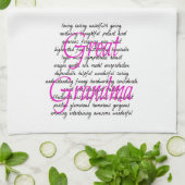 Linge De Cuisine Mots de grand-mère (Plié)