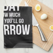 Linge De Cuisine Mots de motivation de gymnase de séance (Quart Plié)