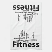 Linge De Cuisine Mots fitness (Vertical)