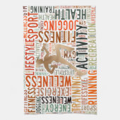 Linge De Cuisine Mots fitness (Vertical)