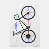 Linge De Cuisine Mots Motivationnels, Vélo, Cyclisme, Vélo Femmes (Vertical)