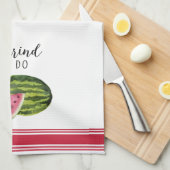 Linge De Cuisine Mouchoir de cuisine moderne à pastèque aquarelle (Quart Plié)