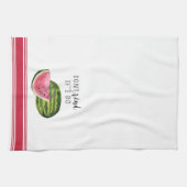 Linge De Cuisine Mouchoir de cuisine moderne à pastèque aquarelle (Horizontal)