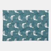 Linge De Cuisine Mouettes marines (Horizontal)