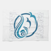 Linge De Cuisine Mouettes Vagues Mer (Horizontal)