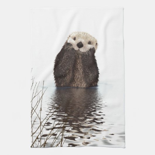 Linge De Cuisine Moufle de Fluffy adorable mignonne animal (Vertical)