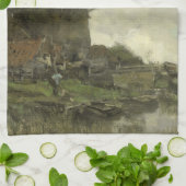 Linge De Cuisine Moulin à vent néerlandais, Jacob Maris (Plié)