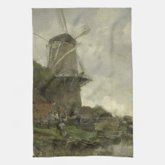 Linge De Cuisine Moulin à vent néerlandais, Jacob Maris