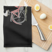 Linge De Cuisine Moulin De Lapin Sur Vélo À Vélo (Quart Plié)
