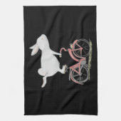 Linge De Cuisine Moulin De Lapin Sur Vélo À Vélo (Vertical)