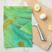 Linge De Cuisine Mountain Thrills Abstract Artsy Kitchen Towel (Quart Plié)