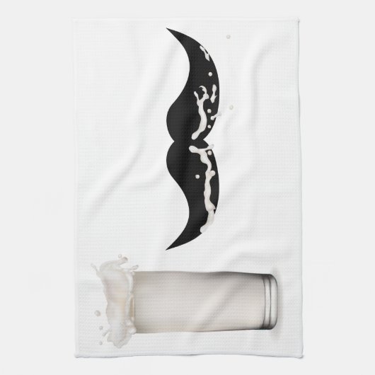 Linge De Cuisine Moustache de lait (Vertical)