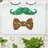 Linge De Cuisine moustache hipster de noël (Plié)