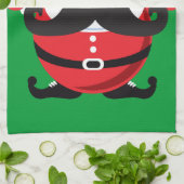 Linge De Cuisine Moustache Santa Claus (Plié)