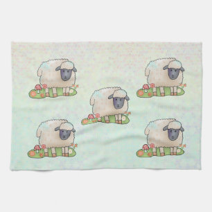 Linge De Cuisine Mouton au pâturage