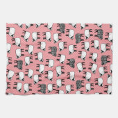 Linge De Cuisine Mouton noir de Damas (Horizontal)