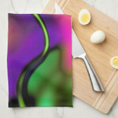 Linge De Cuisine Mouvement Abstrait 1 Pastel (Quart Plié)