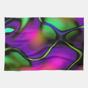 Linge De Cuisine Mouvement Abstrait 1 Pastel