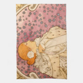 Linge De Cuisine Mucha Art nouveau femme beauté (Vertical)