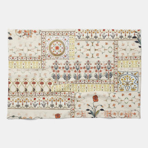 Linge De Cuisine Mughal Floral Paisley : Ethnic Digital Elegance.