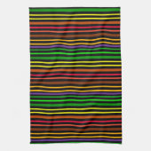 Linge De Cuisine Multi Color Stripe Pattern (Vertical)