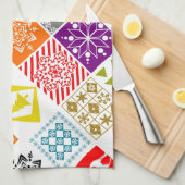 Linge De Cuisine Multicolored christmas (Quart Plié)