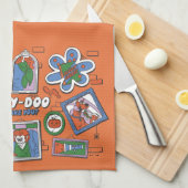 Linge De Cuisine Mur de cadres photo d'Halloween Scooby-Doo (Quart Plié)