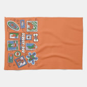 Linge De Cuisine Mur de cadres photo d'Halloween Scooby-Doo (Horizontal)