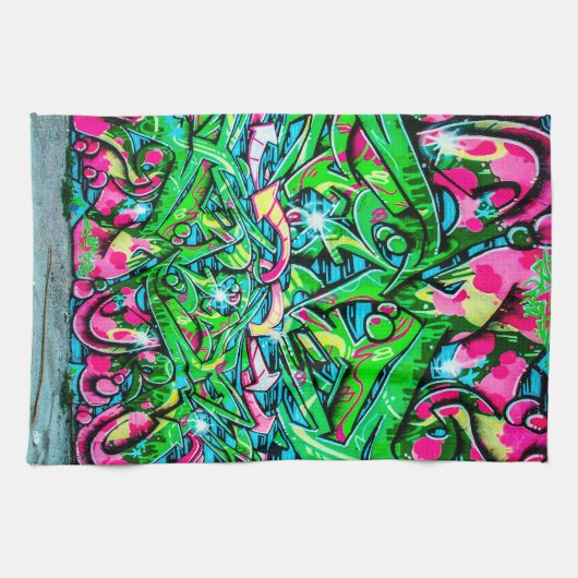 Linge De Cuisine Mur de graffiti (Horizontal)