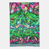 Linge De Cuisine Mur de graffiti (Vertical)